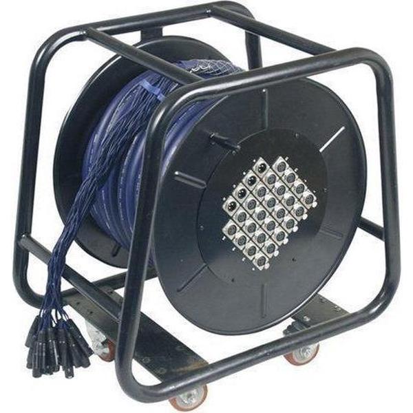 DAP Audio DAP Stagewheel met Multikabel, 24 in/4 uit, 30 meter Home entertainment - Accessoires