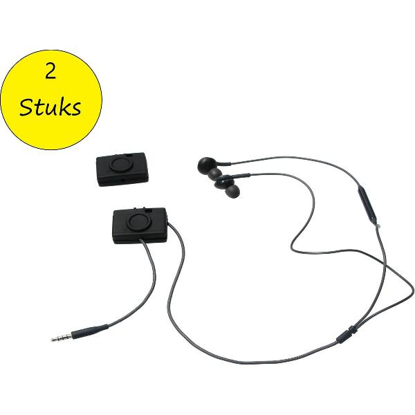 Present Time Wire Manager In de vorm van een Camera 2 Stuks – Oordopjes Ontknopen – Oortjes Uit Elkaar Houden – Zwart