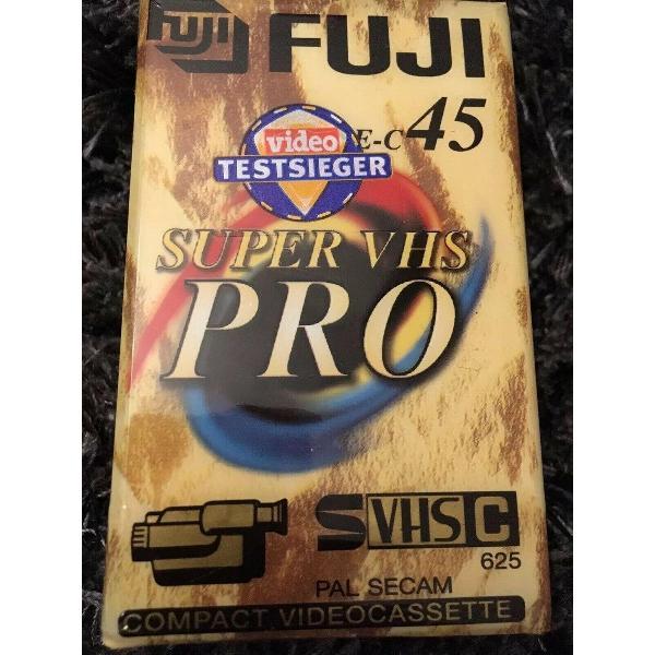 Fuji Super VHS Pro 45 Compact Videocassete