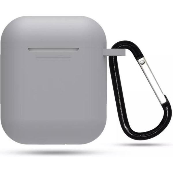 Airpod Siliconen Hoesje Casez - Grijs - Geschikt voor Apple Airpods - airpod case - oordopjes hoesje - beschermhoesje airpods
