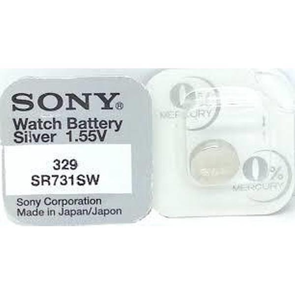 Sony 329, SR731SW knoopcel horlogebatterij