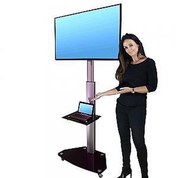 Stralex verrijdbare TV standaard hoog (120-180cm.)