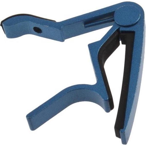 Capo ronde toets metallic blauw