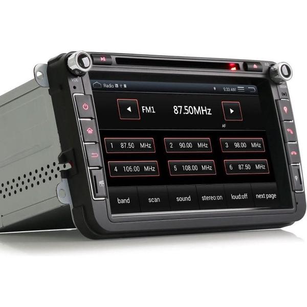 Volkswagen Autoradio – WIFI – Groot beeldscherm – GPS - iPhone en Android ondersteuning! -