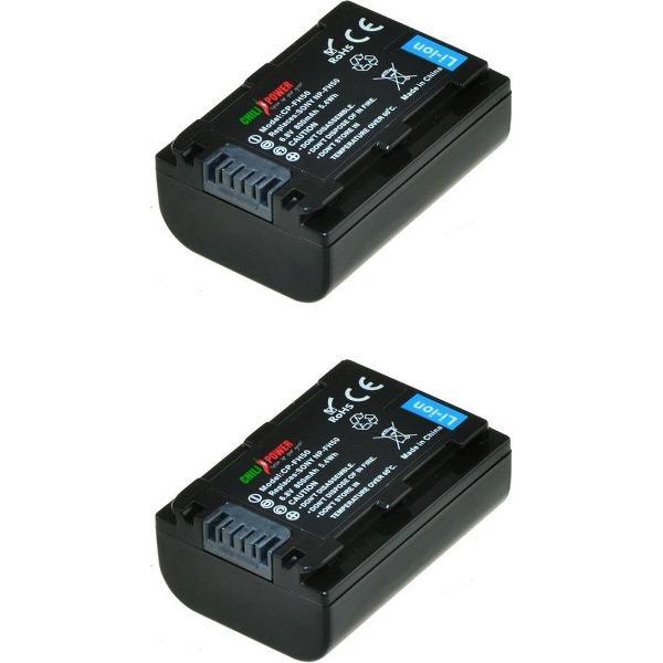 ChiliPower Sony NP-FH50, NP-FH40, NP-FH30 accu - 2 stuks verpakking