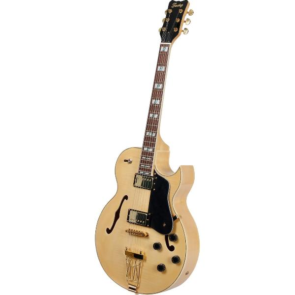 Fazley FES418NT Natural semi-akoestische gitaar