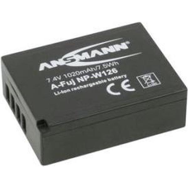 Ansmann A-FUJ NP-W 126 Lithium-Ion 1020mAh 7.4V oplaadbare batterij/accu