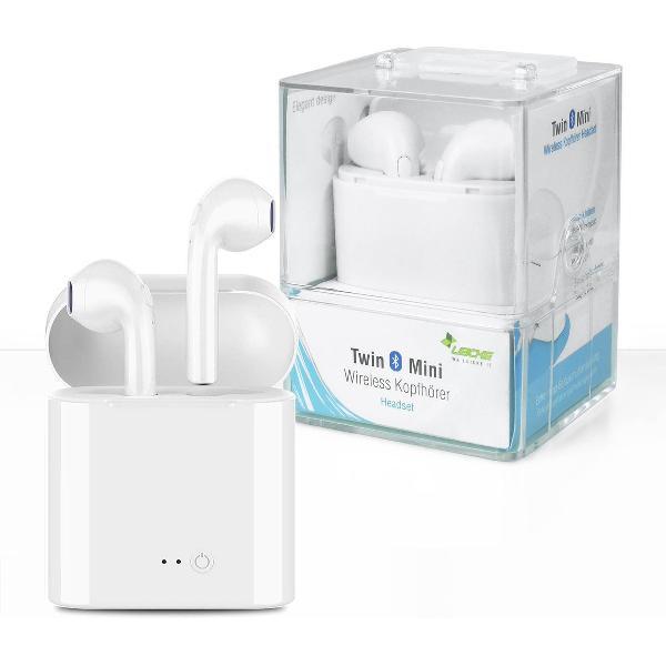 LEICKE Twin Mini Bluetooth-hoofdtelefoon en -headset,alternatieven Airpots| inclusief dock