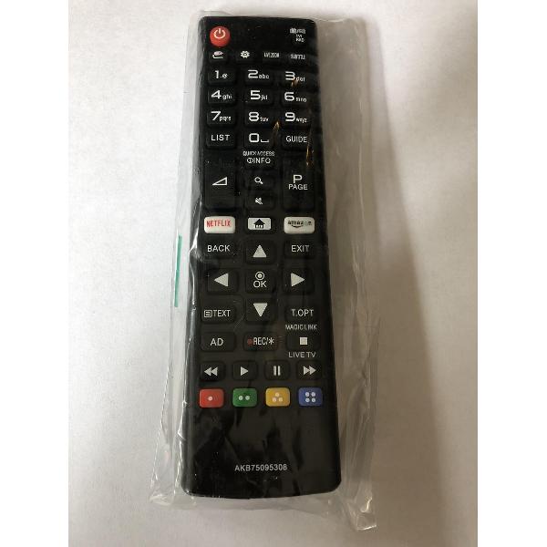 Vervangende afstandsbediening voor LG AKB75095308