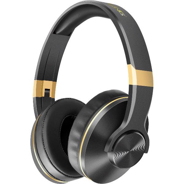 OVLENG BT808 Zwart - Draadloze Koptelefoon, Radio EN Bluetooth Speaker