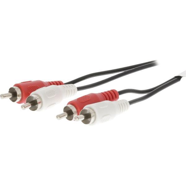 Valueline 1.5m, RCA 1.5m 2 x RCA 2 x RCA Zwart audio kabel