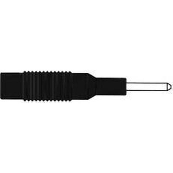 INJECTION-MOULDED ADAPTER PLUG 2mm TO 4mm / BLACK (MZS 2) (HM12T00)