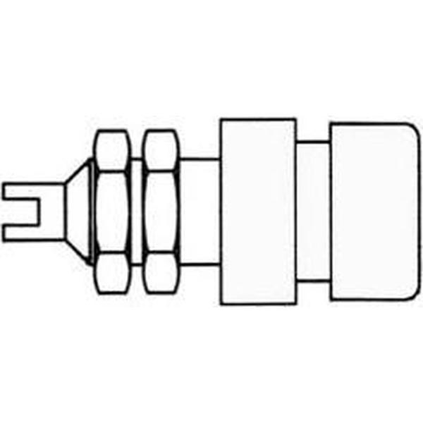 INSULATED 4mm SOCKET / WHITE (BIL 20) (HM2471)
