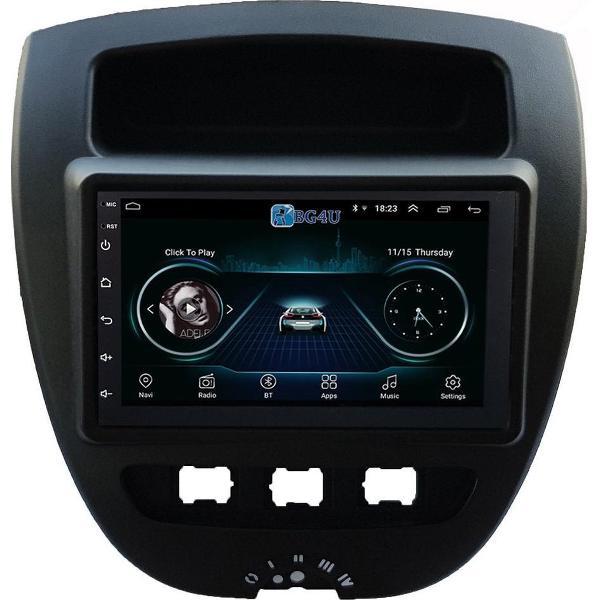 Navigatie radio Citroen C1 Peugeot 107 Toyota Aygo, Android 8.1, 7 inch