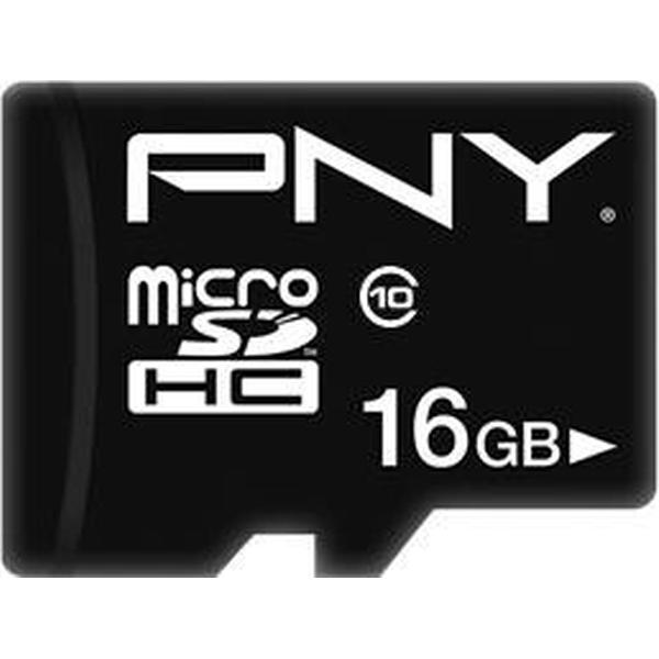 PNY Performance Plus flashgeheugen 16 GB MicroSDHC Klasse 10