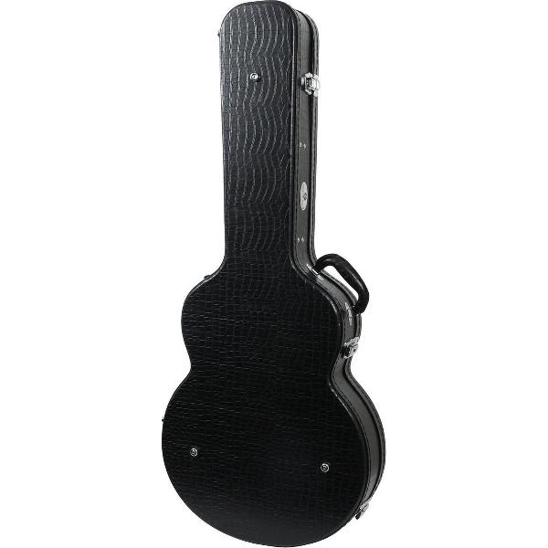 De gitaar is een gevoelig instrument. Vocht, stof, stoten en vallen kunnen (onherstelbare) schade aanrichten. Voorkom dit met behulp van de Fazley GC-AC120BC gitaarkoffer. Gemaakt van hout, voorzien van pluche laag.