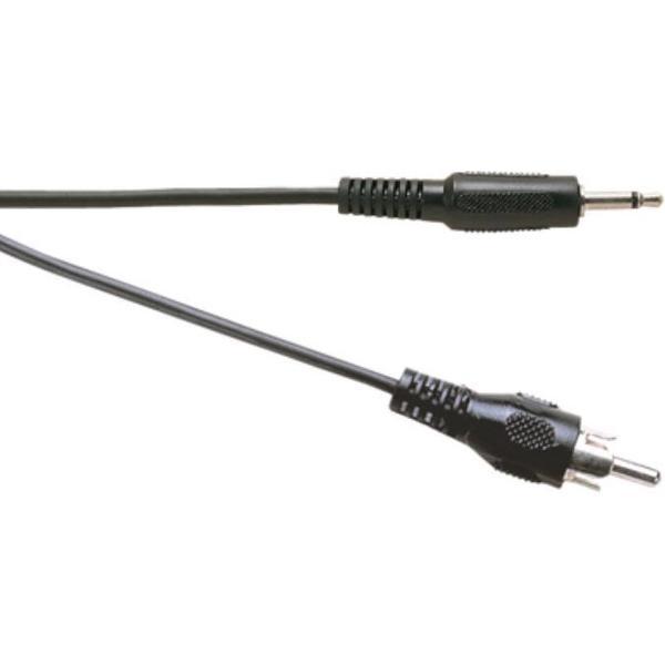 Electrovision 3,5mm Jack mono - Tulp mono kabel - 1,2 meter