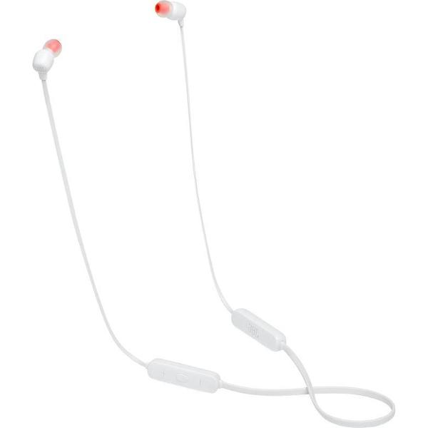 JBL T115BT Wit - Draadloze in-ear oordopjes