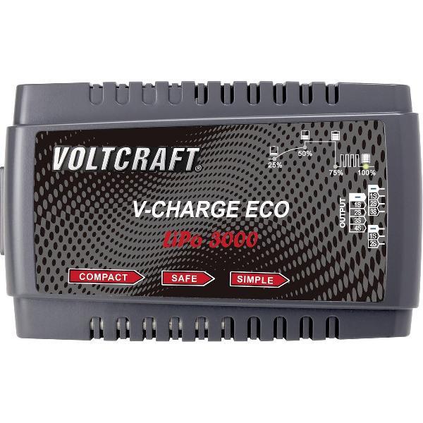 VOLTCRAFT V-Charge Eco LiPo 3000 Modelbouwoplader 230 V 3 A Li-poly