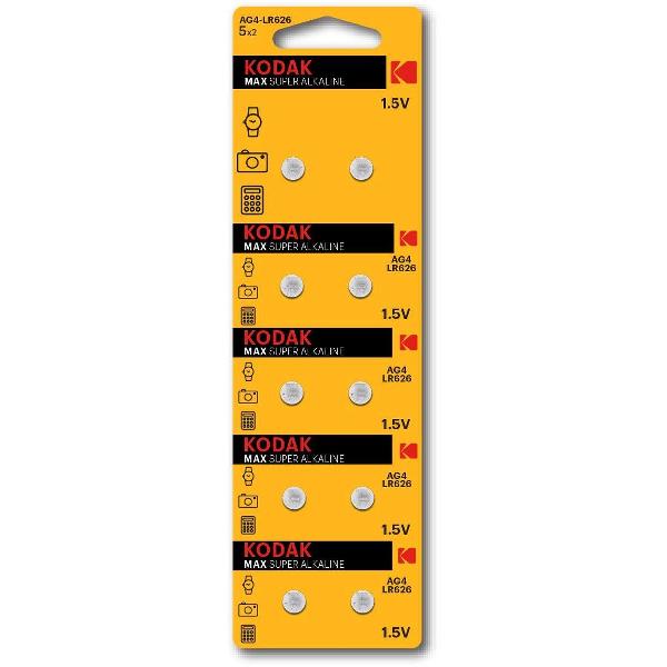 Kodak Alkaline AG4 1,5v blister 10