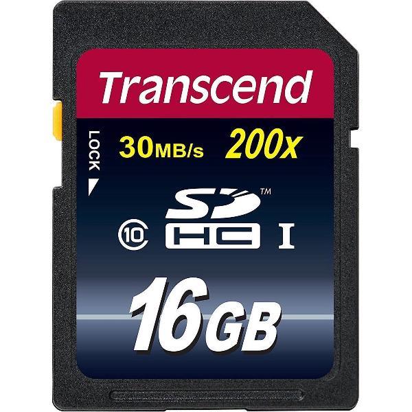 Transcend Premium SD kaart 16GB - Class 10