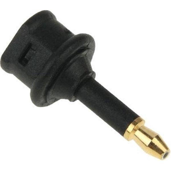 Vergulde vierkante tot ronde 3,5 mm optische glasvezeladapter