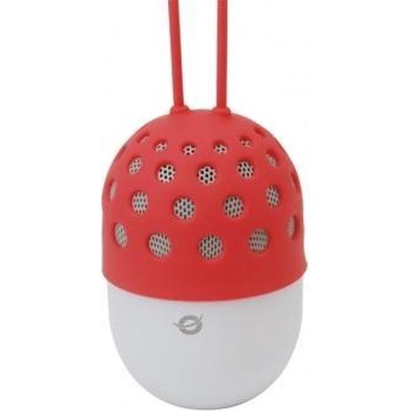 CONCEPTRONIC Bluetooth Speaker Mini LED wasserd. rood