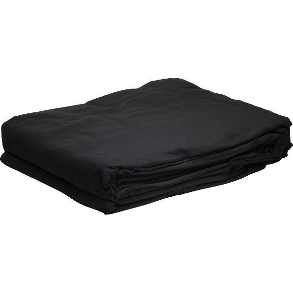 Bresser BR-9 Uitwasbaar Achtergronddoek 6x6m Zwart