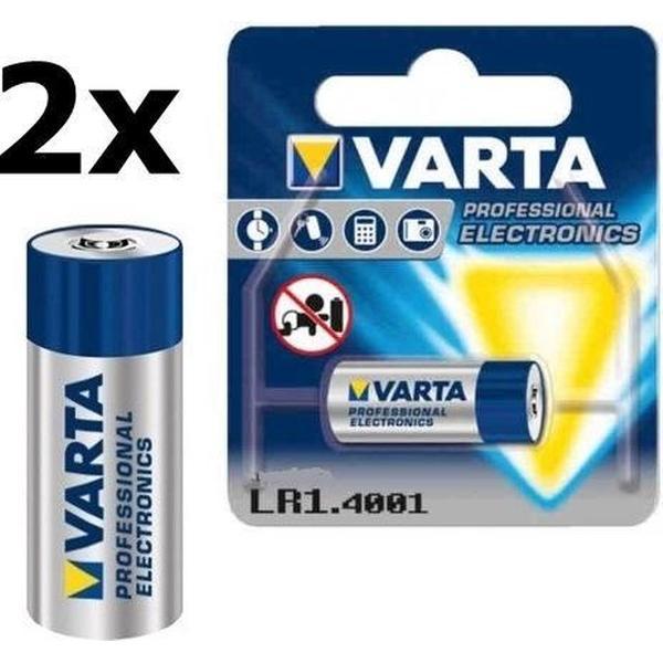2 Stuks - Varta Professional Electronics Lady LR1 4001 1.5V 880mAh