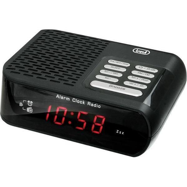 Trevi RC 827 D radio Klok Digitaal Zwart