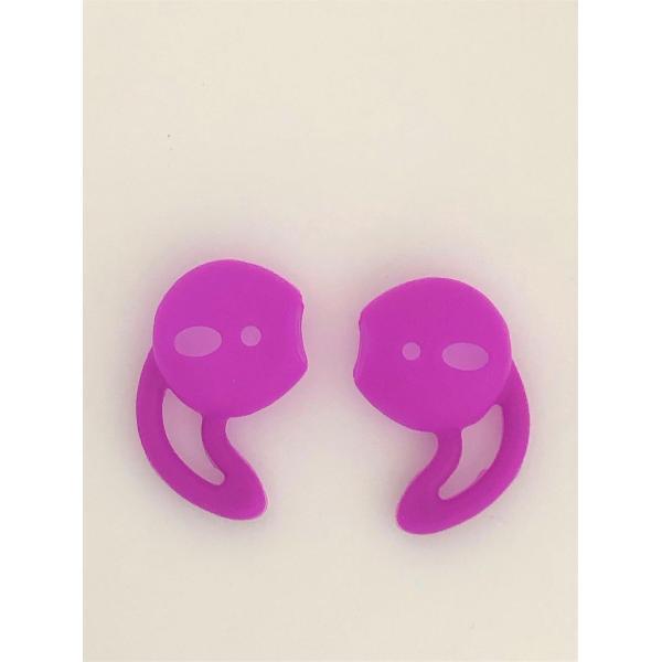 KELERINO. Anti-slip siliconen earhooks / earhoox / oorhaken voor Airpods 1 & 2 - Paars