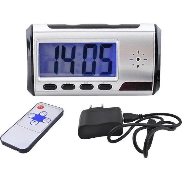 Digitale klok met spycam