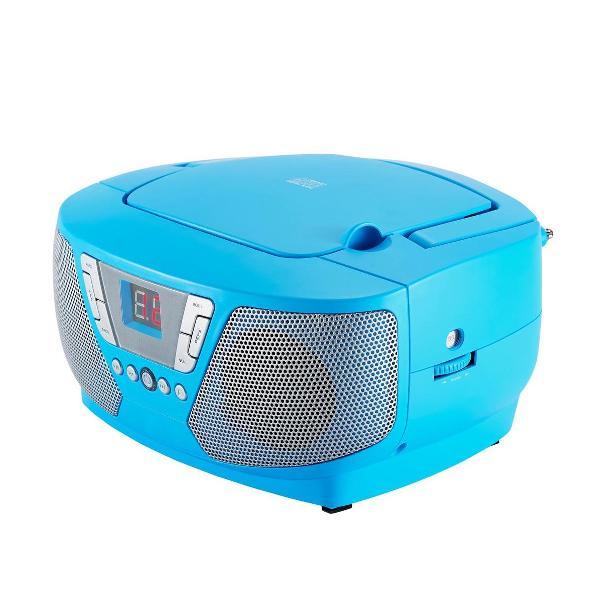 Bigben CD60BL - Draagbare Radio CD-Speler met 400 Stickers - Blauw