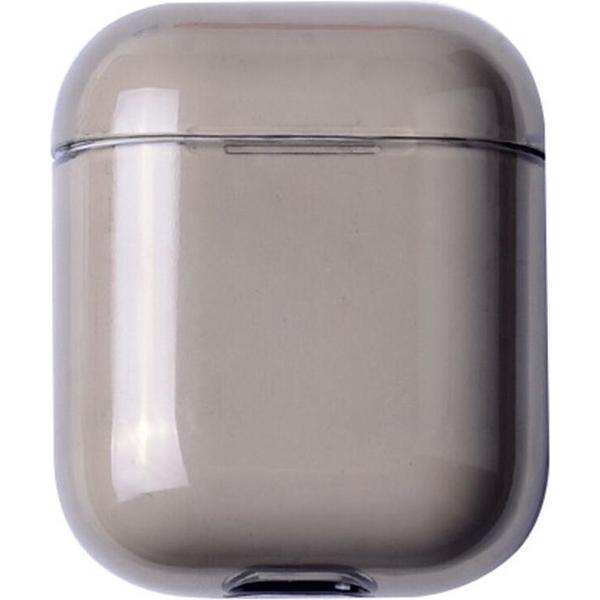 KELERINO. Plastic Hard Case Cover Hoesje voor Apple Airpods 1 & 2 - Grijs