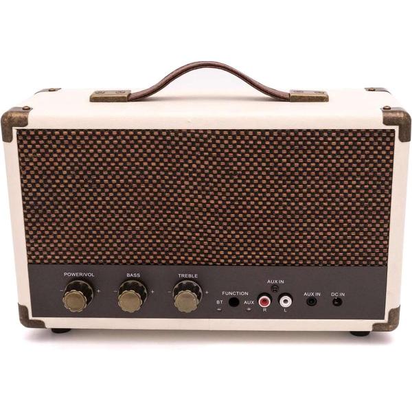 GPO Retro Speaker Retro Speaker Bleutooth - Crème