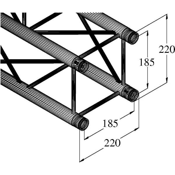 ALUTRUSS DECOLOCK DQ4-1500 4-Way Cross Beam