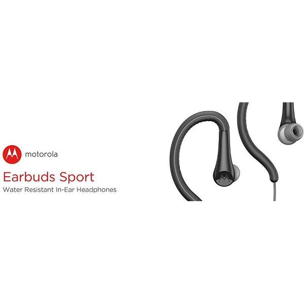 MOTOROLA EARBUDS SPORT BLACK/GREY