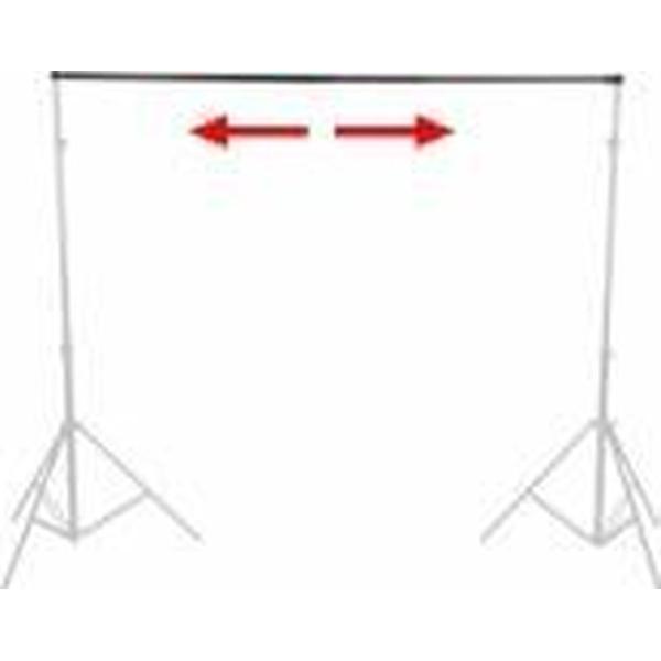 Walimex Achtergrond dwarsstang, telescoop, 120 - 307 cm