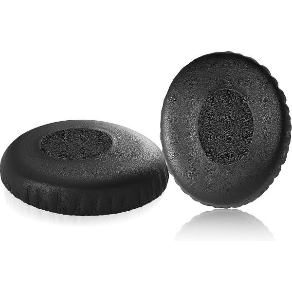 PU Lederen Oorkussens - Oorkussen set - Koptelefoon kussens - Geschikt voor de Bose Quietcomfort 3 On Ear / On Ear 2 - Zwart