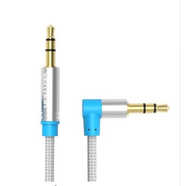1.5 Meter Audiokabel 3.5mm Mannelijk 90 ° tot 3.5mm Mannelijk