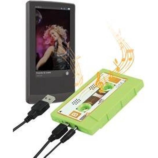 basicXL BXL-SPCASSETGR Groen draagbare luidspreker