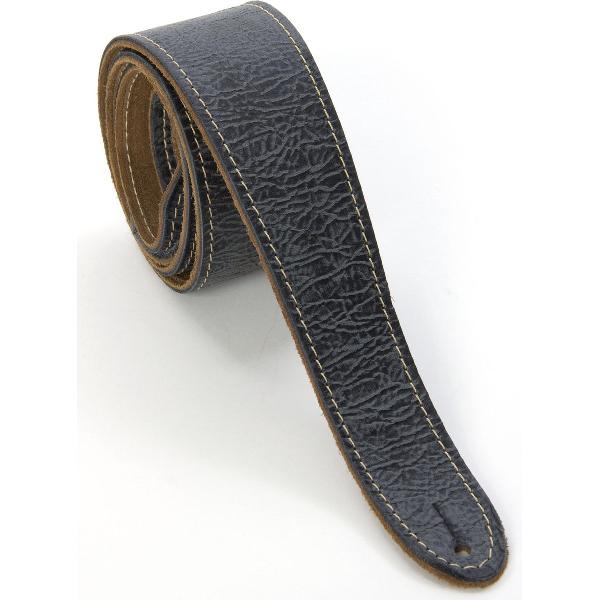 Fender Road Worn Strap Black lederen gitaarband