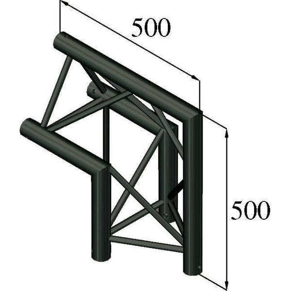 ALUTRUSS TRILOCK S-PAC 24 2-Way Corner 90°/ black