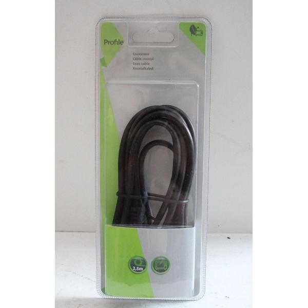 Profile Coaxkabel 2,5 mtr
