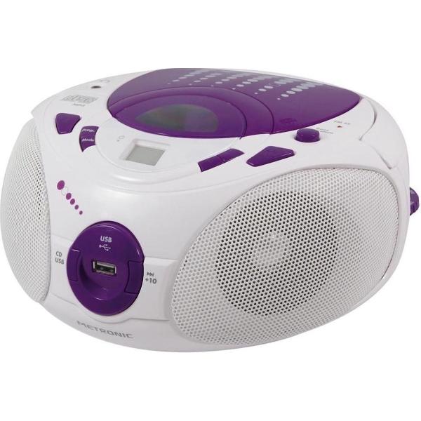 Metronic 477112 2W Paars CD radio