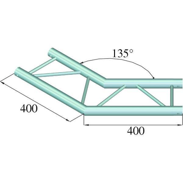 ALUTRUSS DECOLOCK DQ2-PAC23H 2-way Corner 135°