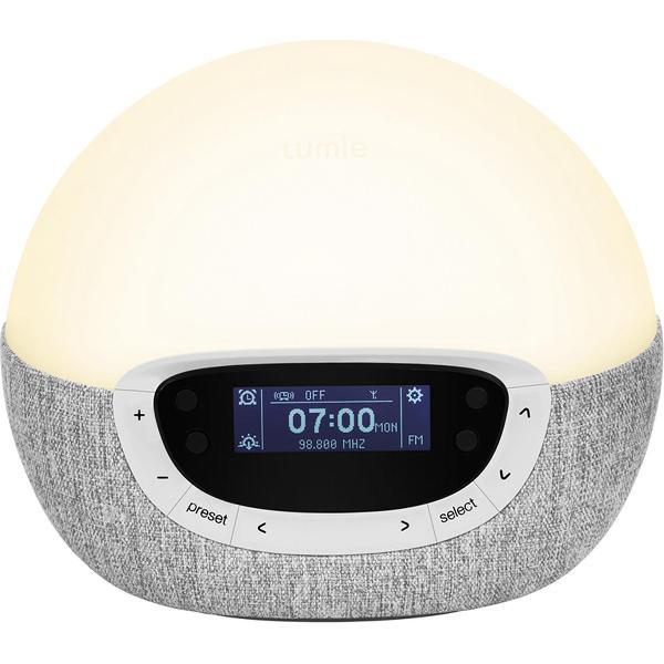 Lumie Bodyclock Shine 300 - Wake-up light - FM radio - Grijs