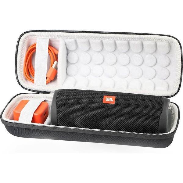 Lovnix JBL Flip Hoes - Flip 4/5 Case - Beschermhoes voor de JBL Flip Speaker - met Extra Ruimte voor de Adapter