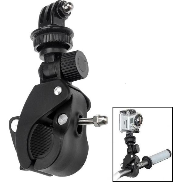 ST-93 Universele montageclip voor GoPro NIEUWE HERO / HERO6 / 5 sessie / 5/4 sessie / 4/3 + / 3/2/1, Xiaoyi sportcamera's (zwart)
