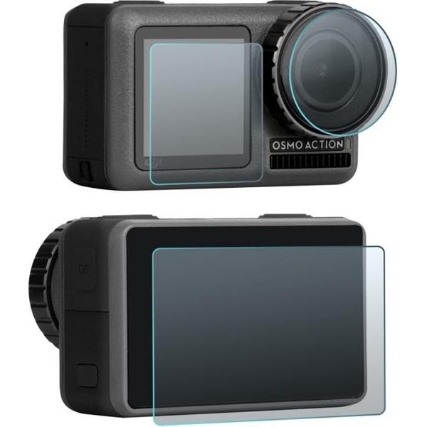 3-in-1 Sunnylife OA-GHM628 9H 2.5D lensfilmsets van gehard glas voor DJI OSMO-ACTIE